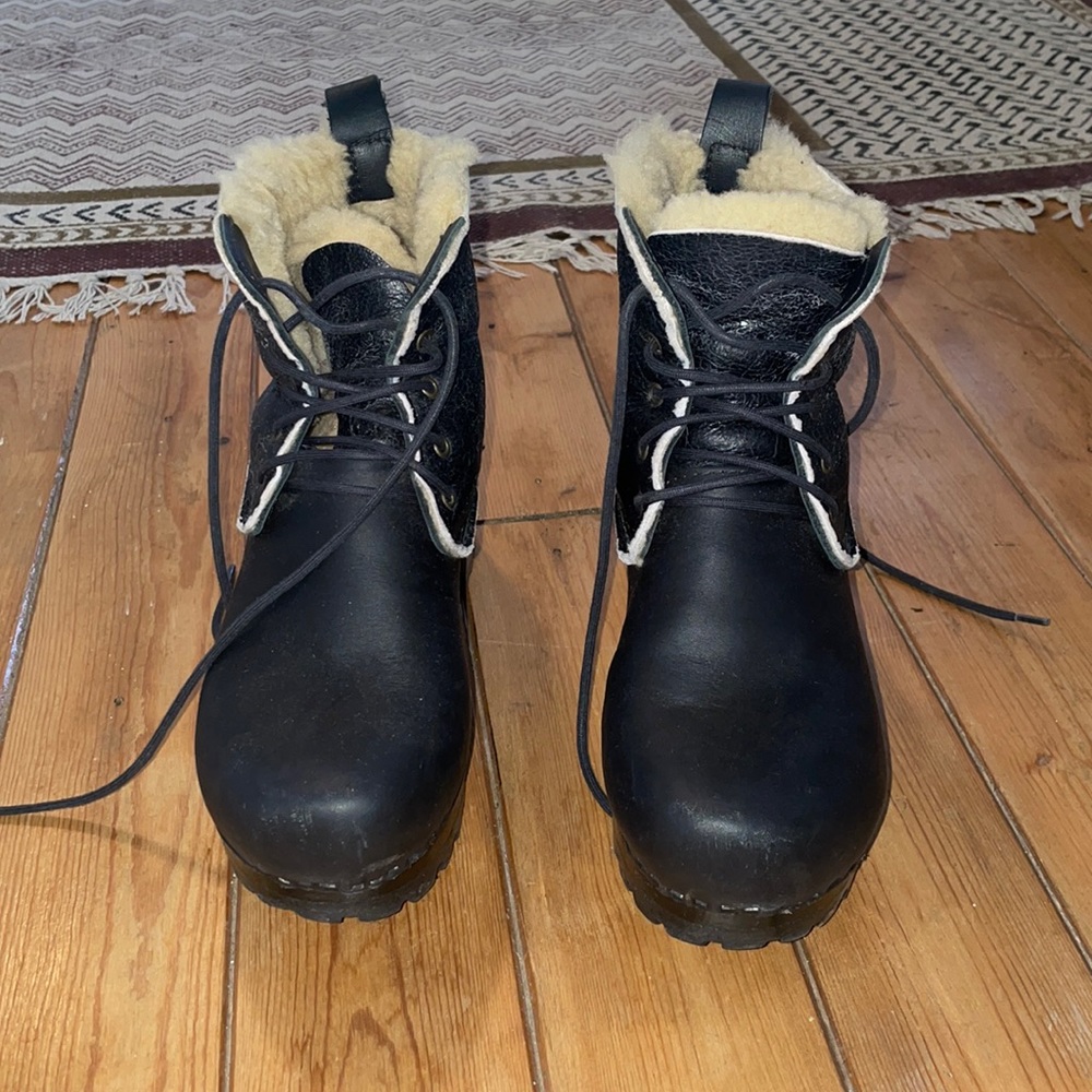 No. 6 Shearling Clog Boots